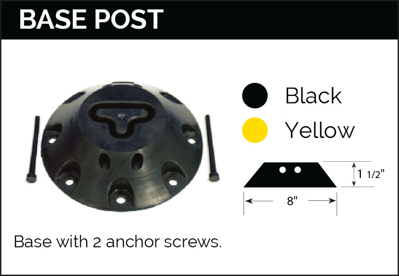 base delineator post